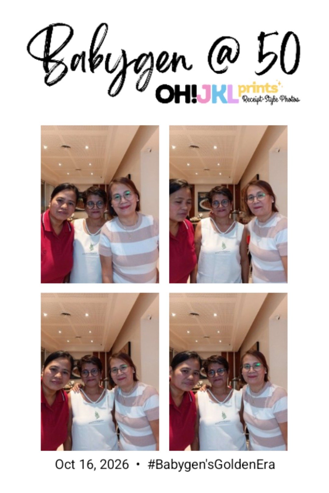Sample photo booth sticker