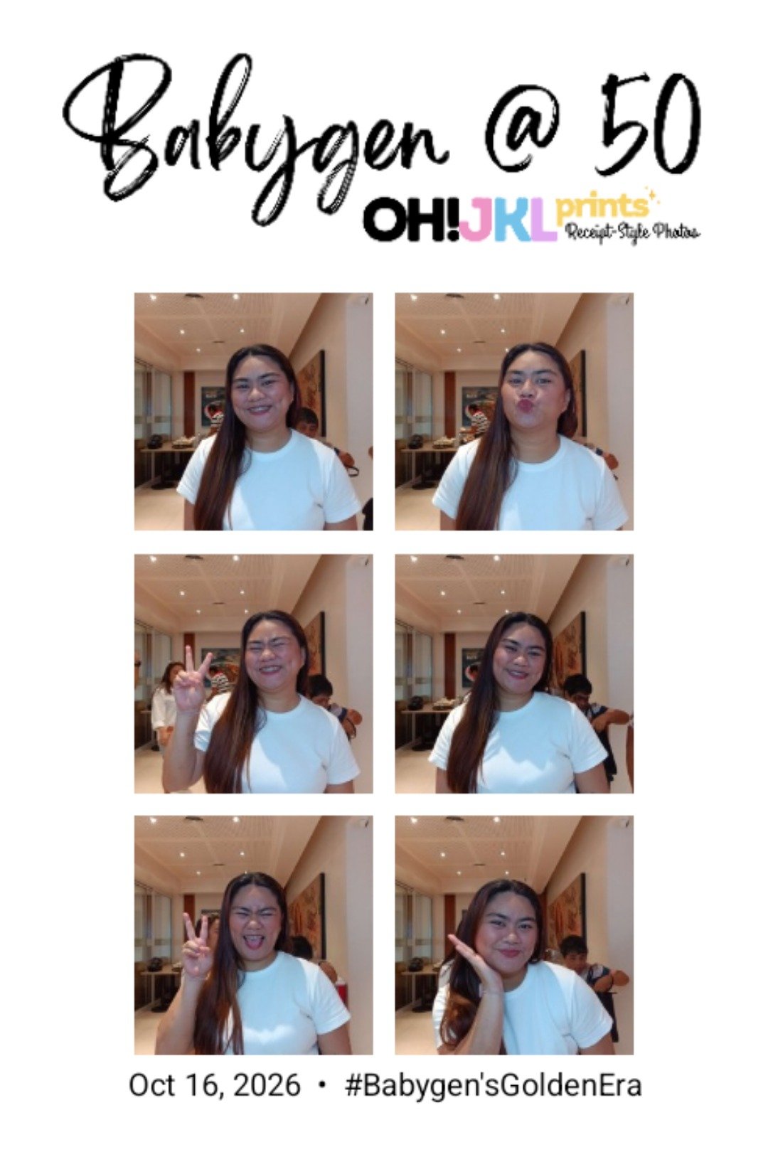 Sample photo booth sticker