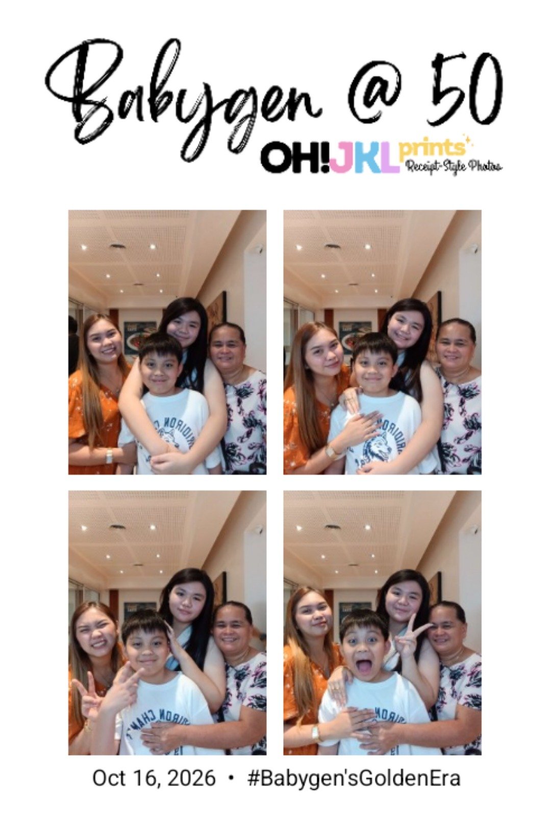Sample photo booth sticker