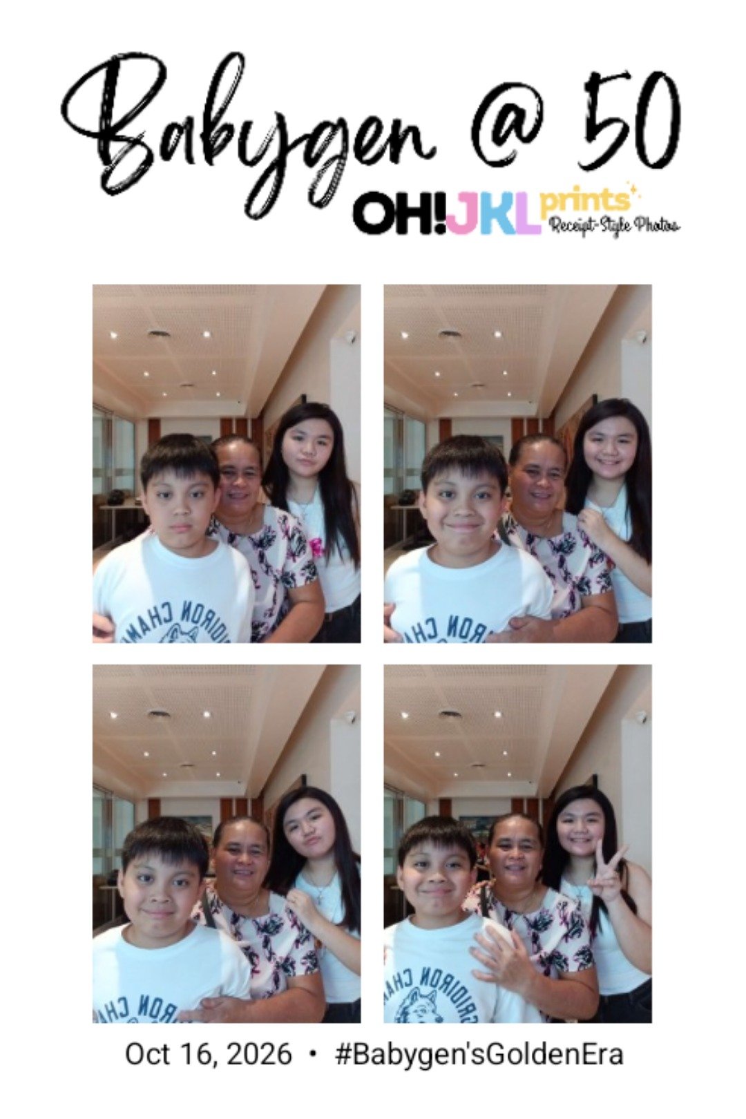 Sample photo booth sticker