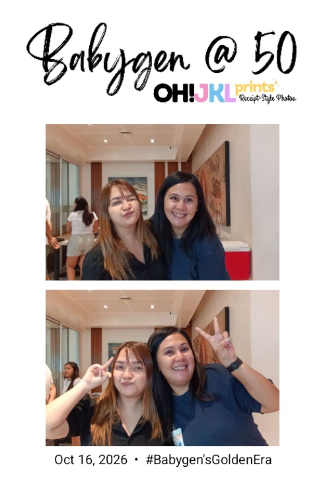 Sample photo booth sticker